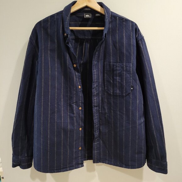 EUC - Quiksilver Womens Long Sleeve Overshirt - Picture 1 of 8